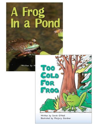 A Frog in a Pond & Too Cold For Frog