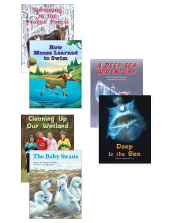 Build Literacy Learning™Collection Three Topic 6-Pack Set, Habitats