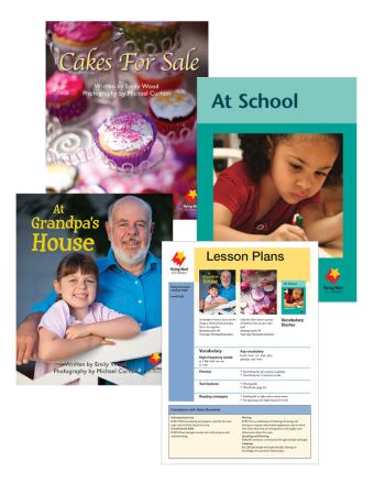 At Grandpa's House / Cakes for Sale / At School Vocabulary Starter