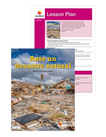 Ante un desastre natural